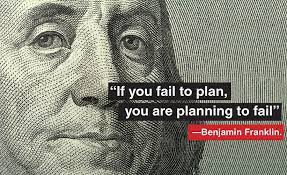 Fail to plan = Plan to fail